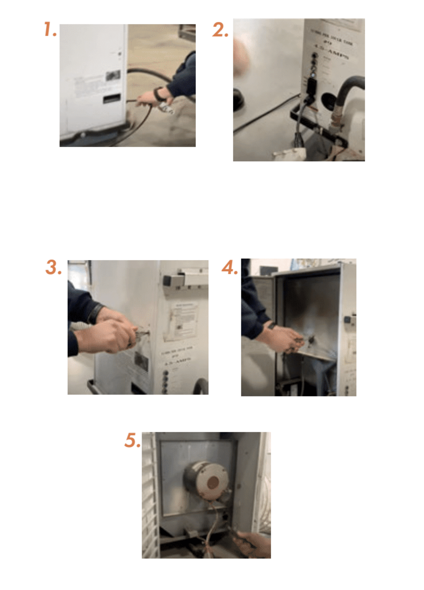 Step by step instructions for troubleshooting the LB White heaters.